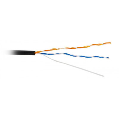 Кабель UTP CAT 5E 305m. (Пометрово), 2*2*0.5, мідь, 