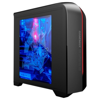 Корпус GAMEMAX H601, MicroATX, чёрный.