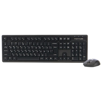 Клавіатура A4 Tech FG1200S + Мишка, Wireless, USB, Black