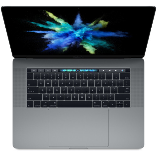 Ноутбук Apple MacBook Pro (MPTR2n/a) 15.4" IPS (2880x1800) Retina, глянцевый, Intel Core i7 (2.8 - 3.8 ГГц), RAM 16 ГБ, SSD 256 ГБ, Intel HD Graphics 630 + AMD Radeon Pro 555 , 2 ГБ, без ОД, Wi-Fi, Bluetooth, веб-камера, macOS Sierra, космический сер