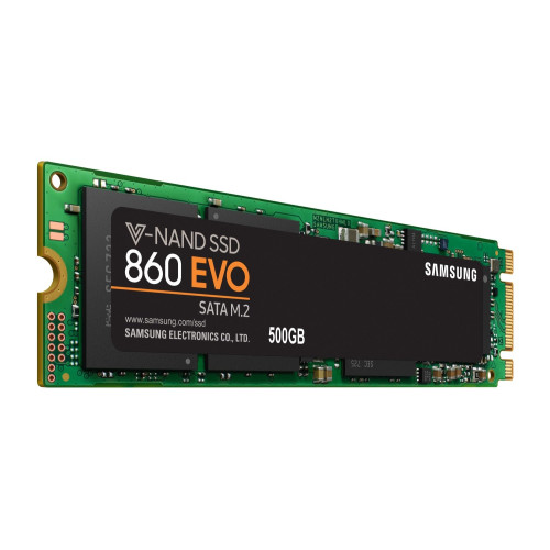 Накопитель M.2 SSD 500GB Samsung 860 Evo V-NAND 550 mb/s, 520 mb/s (MLC) (MZ-N6E500BW)