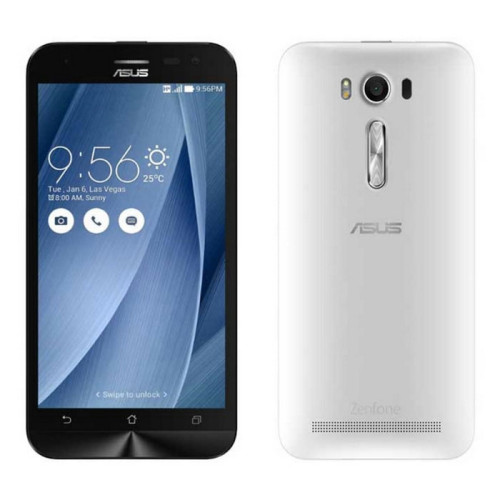 Мобільний телефон Asus Zenfone 2 Laser White. 5", IPS, (1280x720), Qualcomm Snapdragon 410 (1.0 ГГц), RAM 2 ГБ, 32 ГБ вбудованої пам'яті + microSD,SDHC (до 128 ГБ), основна камера: 13 Мп, фронтальна камера: 5 Мп, 3G, LTE, GPS, підтримка 2х SIM-карт (