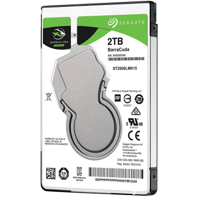 HDD Mobile 2,5'' 2TB Seagate, 5400, 128Mb, SATA III (ST2000LX001), FireCuda