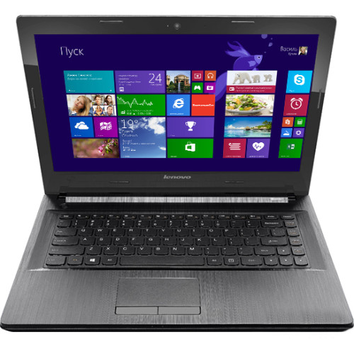 Ноутбук Lenovo IdeaPad G40-30 (80FY0061UA) 14" (1366x768) HD LED, глянцевый, Intel Celeron N2830 (2.16 ГГц), RAM 2 ГБ, HDD 320 ГБ, Intel HD Graphics, без ОД, LAN, Wi-Fi, Bluetooth, веб-камера, Windows 8.1 with Bing, 2.09 кг, черный