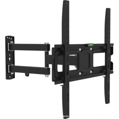 Настенное крепление Walfix R-393B 26-55", (35 кг), наклон от +3 до -10 градусов, поворот до 180 градусов, расстояние от стены: 52 мм, VESA (75x75 мм, 100x100 мм, 100x200 мм, 200x100 мм, 200x200 мм, 200х300 мм, 200x400 мм, 300x200 мм, 300x300 мм, 300x