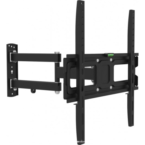 Настенное крепление Walfix R-393B 26-55", (35 кг), наклон от +3 до -10 градусов, поворот до 180 градусов, расстояние от стены: 52 мм, VESA (75x75 мм, 100x100 мм, 100x200 мм, 200x100 мм, 200x200 мм, 200х300 мм, 200x400 мм, 300x200 мм, 300x300 мм, 300x