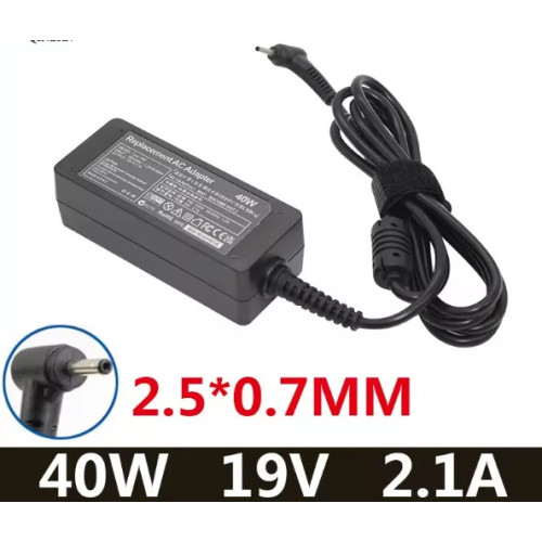 Блок живлення для ноутбука ASUS 19V, 2.1A, 40W, (2.5x0.7mm) High-copy