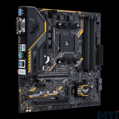 Материнська плата ASUS TUF B350M-PLUS GAMING (sAM4, AMD B350, PCI-Ex16)