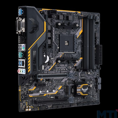 Материнська плата ASUS TUF B350M-PLUS GAMING (sAM4, AMD B350, PCI-Ex16)