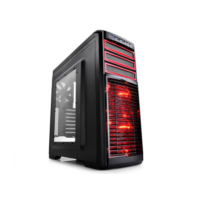Корпус Deepcool KENDOMEN RD Middletower без БЖ ATX/mATX/mITX чорний 5 вентиляторів, вікно