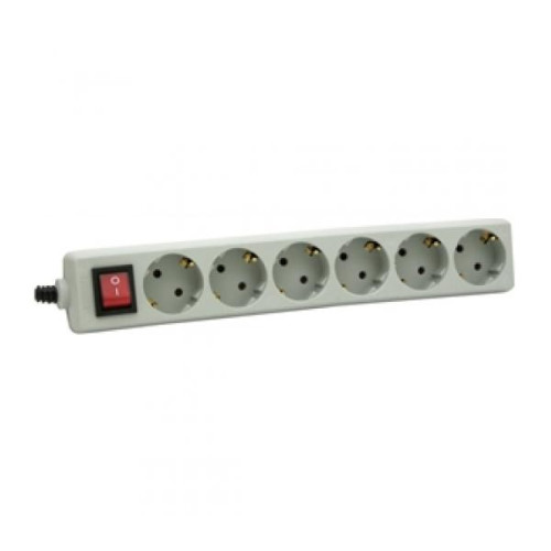 Мережевий фільтр МТ PF-C6, 3м, 5 розеток, викл. переріз 0.75