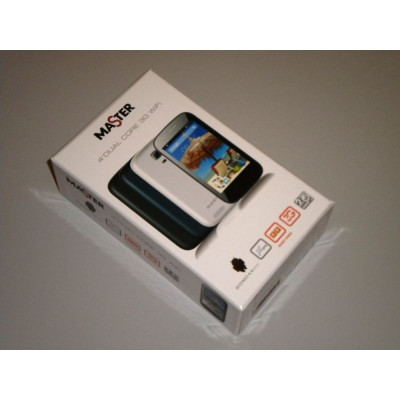 Мобильный телефон Master 402S, White, 4", IPS, (800x480), MediaTek (1.3 ГГц), RAM 512 МБ, 4 ГБ встроенной памяти + microSD,SDHC (до 32 ГБ), основная камера: 5 Мп, фронтальная камера: 2 Мп, 3G, GPS, поддержка 2x SIM-карт (Micro-SIM), Android 4.0, 1600