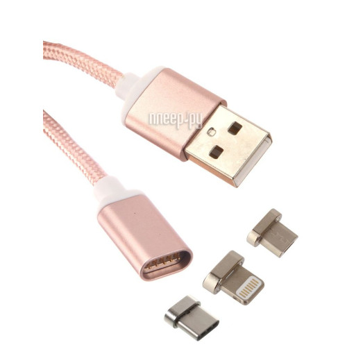 Кабель USB Lightning(M) 2 m 360 Metal Magnetic cable