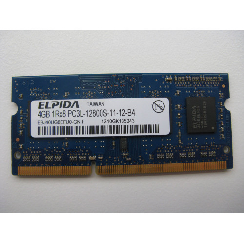 Модуль пам'яті SoDDR III 4GB 1600 MHz Elpida