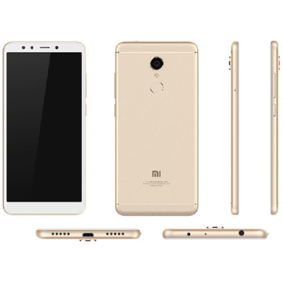 Мобильный телефон Xiaomi RedMI 5, 5.7" (1440x720) IPS LCD, Snapdragon 435 (1.8GHz), 3 GB RAM, 32 GB, Adreno 308, 12 MP 5 MP, Wi-Fi 802.11 b/g/n, Bluetooth, GPS, Infrared port, 3300 mAh, Gold