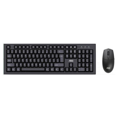 Клавіатура AOC KM210B Wireless Keyboard + Mouse UA Black (KM210B/97)