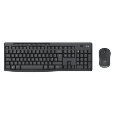 Клавіатура Logitech MK370 for Business Wireless UA Black, USB, Keyboard + Mouse