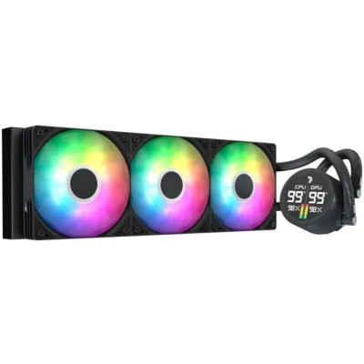 Система жидкостного охлаждения для CPU Socket All AeroCool Abyss L360R Digi Black (ACLA-AD36117.11)