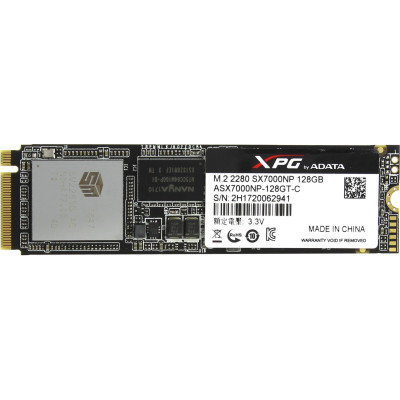 Накопичувач M.2 SSD 128GB ADATA SX7000 PCie Gen3x4 (ASX7000NP-128GT-C)