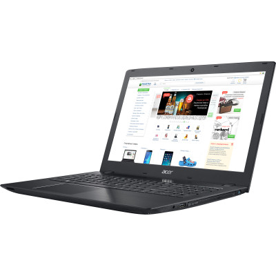 Ноутбук Acer Aspire E5-774G-364G, 17.3" (1600x900) HD+, глянцевый, Intel Core i3-7100U (2.4 ГГц), RAM 4 ГБ, HDD 500 ГБ, nVidia GeForce 940MX, 2 ГБ, без ОД, LAN, Wi-Fi, Bluetooth, веб-камера, без ОС,