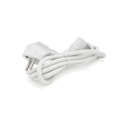 Кабель Power для ПК, 1.8 м, Ritar PC-186 CEE7/17-C13, 0.75mm, 3 pin (евровилка), White, OEM, Медь