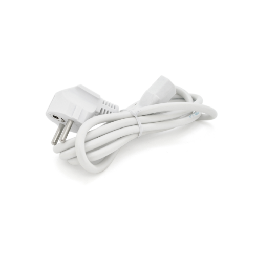 Кабель Power для ПК, 1.8 м, Ritar PC-186 CEE7/17-C13, 0.75mm, 3 pin (евровилка), White, OEM, Медь