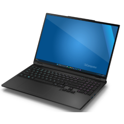 Ноутбук SiComputer W1605 (FBM-GM6IX 16/1) 16" QHD IPS 240Hz, Intel Core i7-14650HX (5.0 ГГц), RAM 16GB,SSD 1TB, RTX 4060 8GB, підсвітка клавіатури, HDMI, 3xUSB 3.2, 2xType-C , LAN, Wi-Fi. DOS, Black