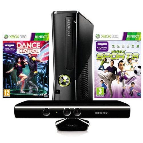 Ігрова приставка Xbox360 S 250Gb+Kinect + Sports 2 Game + Forza Horizon (FREEBOOT+ 30 ігр)