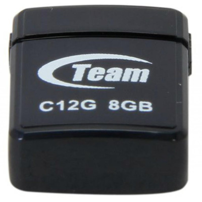 Флеш память USB 8GB Team C12G Black (TC12G8GB01)