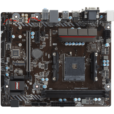 Материнська плата MSI A320M GRENADE (sAM4, AMD A320, PCI-Ex16)