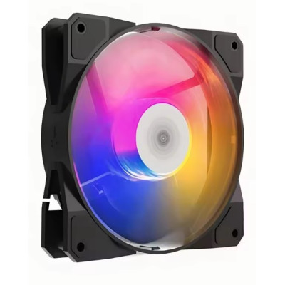 Вентилятор для охолодження корпусний Teucer P16 1Pack 120*120*25 Rainbow, Black, MOLEX