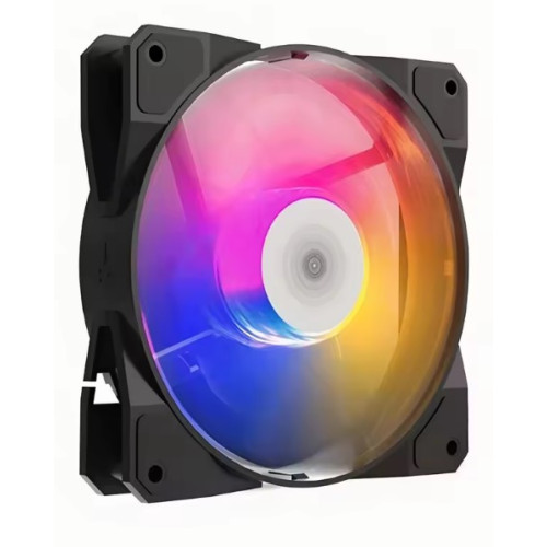 Вентилятор для охолодження корпусний Teucer P16 1Pack 120*120*25 Rainbow, Black, MOLEX