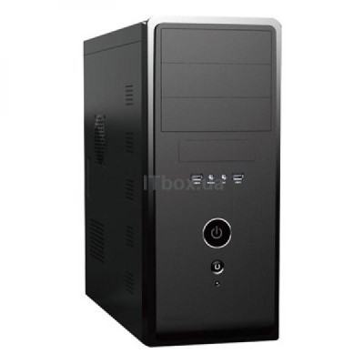 Корпус CODEGEN 3354-СA-400 (3354-A-400) Miditower, ATX, 400Вт, 2xUSB 2.0, 2xAudio, чорний