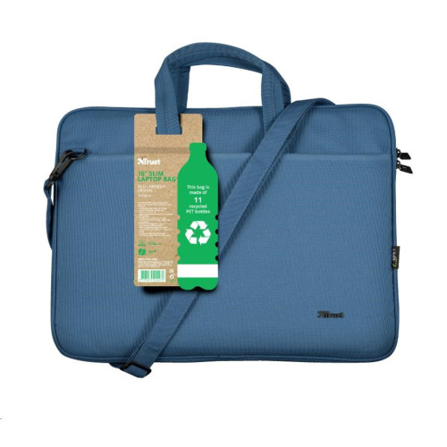 Сумка для ноутбука 16.0" Trust Bologna Slim Blue (24448)