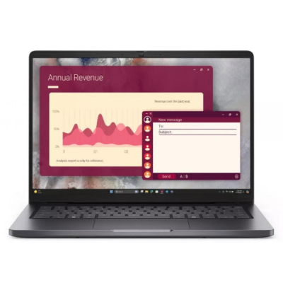Ноутбук Dell Pro 14 PC14250, 14.0" FHD IPS, Intel Core Ultra 5 235U vPro (4.9 GHz), 16GB, 256GB SSD, Intel Arc, підсвітка клавіатури, 1xHDMI, 2xThunderbolt 4, комбінований роз'єм для навушників / мікрофона, Wi-Fi 6, Bluetooth, Windows 11 Pro, Titan G