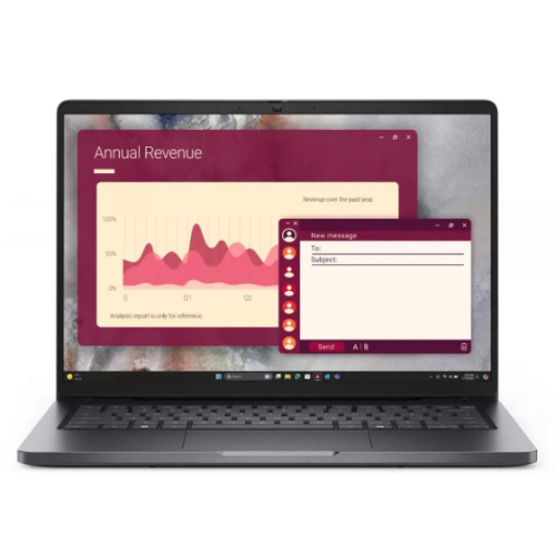 Ноутбук Dell Pro 14 PC14250, 14.0" FHD IPS, Intel Core Ultra 5 235U vPro (4.9 GHz), 16GB, 256GB SSD, Intel Arc, підсвітка клавіатури, 1xHDMI, 2xThunderbolt 4, комбінований роз'єм для навушників / мікрофона, Wi-Fi 6, Bluetooth, Windows 11 Pro, Titan G