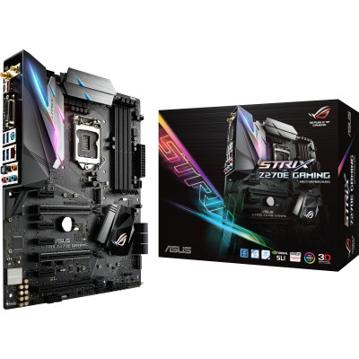 Материнська плата Asus Strix Z270E Gaming (s1151, Intel Z270, PCI-Ex16), 4 x DDR4 DIMM; Кількість каналів 2