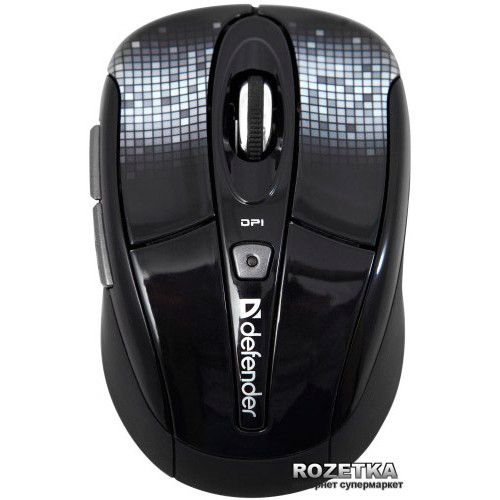 Мишка Defender To-Go MS-585 Nano Disco Black, Wireless, USB (Art.52586)