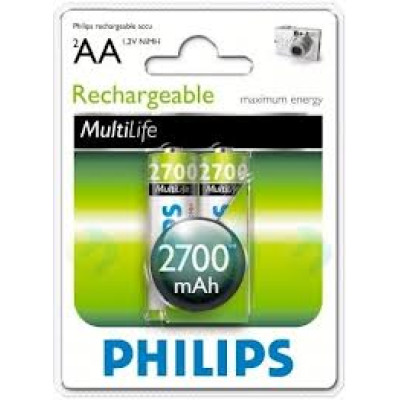 Аккумулятор AA 2700mAh Philips (2 шт.)