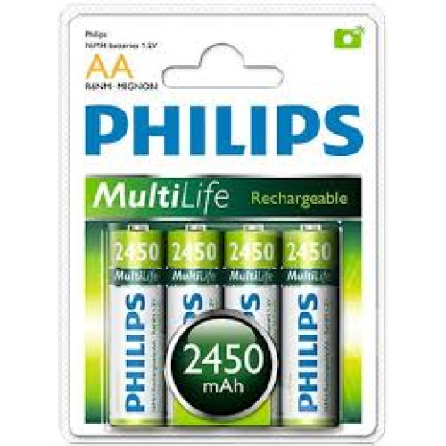 Аккумулятор AA 2450mAh Philips ( 4шт.)