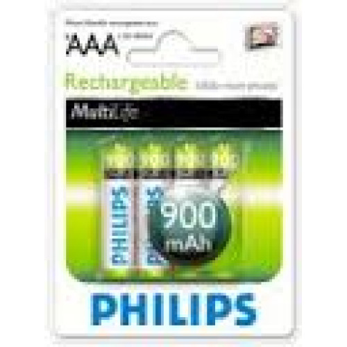 Аккумулятор AAA 900mAh Philips (4шт.)