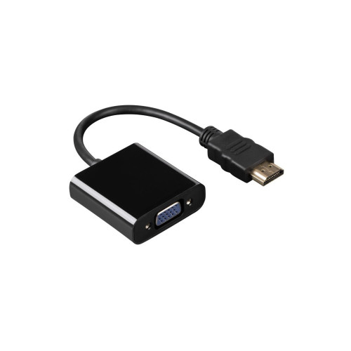 Перехідник HDMI F - VGA M, 30cm, Black, (2777)