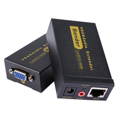 Перехідник VGA (M) - RJ-45, активний
