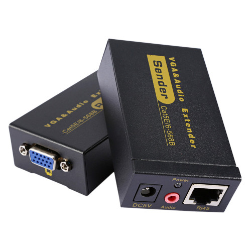 Перехідник VGA (M) - RJ-45, активний