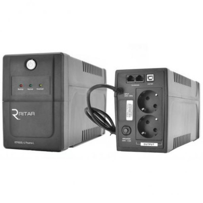 Джерело безперебійного живлення Ritar RTP800L-U (480W) Standby-L (RTP800L-U) USB