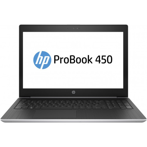 Ноутбук HP ProBook 450 G5 (2UB65EA), 15.6" (1920x1080) Full HD, матовый, Intel Core i7-8550U (1.8 - 3.7 ГГц), RAM 16 ГБ, SSD 512 ГБ, NVIDIA GeForce GT 930MX 2GB, без ОД, LAN, Wi-Fi, Bluetooth, веб-камера, Windows 10 Home, серебристый