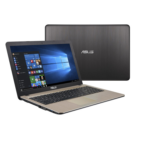 Ноутбук Asus VivoBook X540N (X540NA-GQ017) 15.6" (1366x768) HD LED, глянцевый, Intel Celeron N3350 (1.1 - 2.4 ГГц), RAM 4 ГБ, HDD 500 ГБ, Intel HD Graphics, LAN, Wi-Fi, Bluetooth, , DVD-Super Multi, веб-камера, DOS