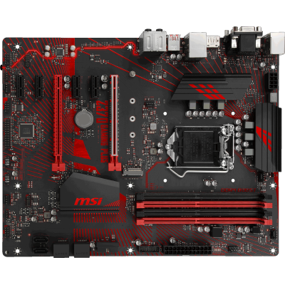 Материнська плата MSI Z370 Gaming Plus (s1151, Intel Z370, PCI-Ex16), 4 x DDR4 DIMM 2, 3 x PCI-E 3.0 x16, 3 x PCI-E 3.0 x1, RAID