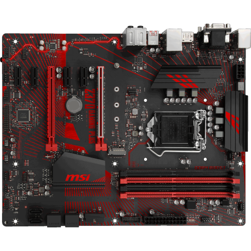 Материнська плата MSI Z370 Gaming Plus (s1151, Intel Z370, PCI-Ex16), 4 x DDR4 DIMM 2, 3 x PCI-E 3.0 x16, 3 x PCI-E 3.0 x1, RAID