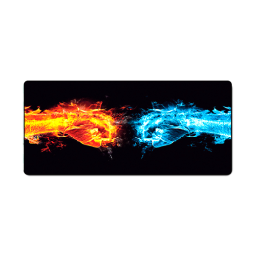 Килимок для мишки Hands of fire 300*700мм, 3мм, прошитий, Black, Пакет